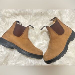 Blundstone unisex Brown Leather Chelsea Boots